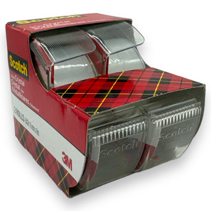 Scotch Crystal Tape 3M - 2 Stuks per Verpakking | Heldere Plakband voor Diverse Toepassingen