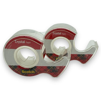 Scotch Crystal Tape 3M - 2 Stuks per Verpakking | Heldere Plakband voor Diverse Toepassingen