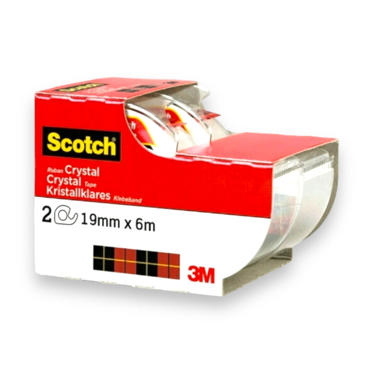 Scotch Crystal Tape 19 mm x 33 m - Set van 2 rollen