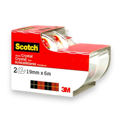 Scotch Crystal Tape 19 mm x 33 m - Set van 2 rollen