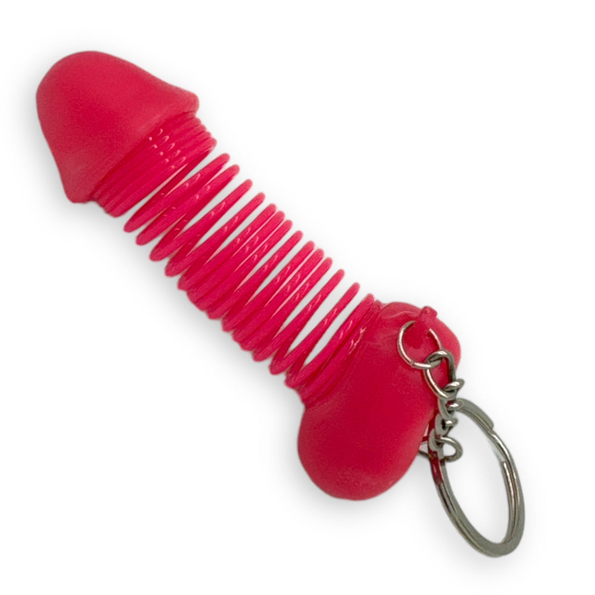 Penis Sleutelhanger Roze – Met Veermechanisme