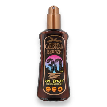 Caribbean Bronze Zonnebrandolie Spray SPF 30 en SPF 15 - 200 ml