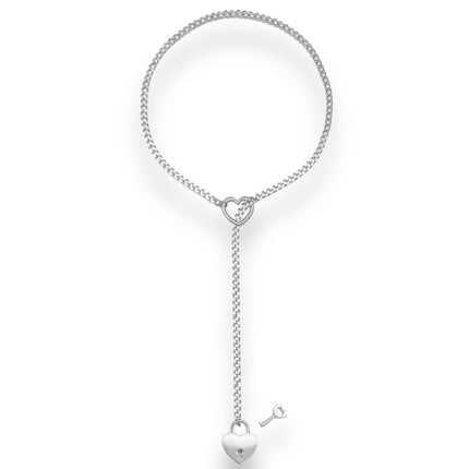 Luxury Choker - Zilver - 65cm | Kinky Pleasure - Luxe Halsketting