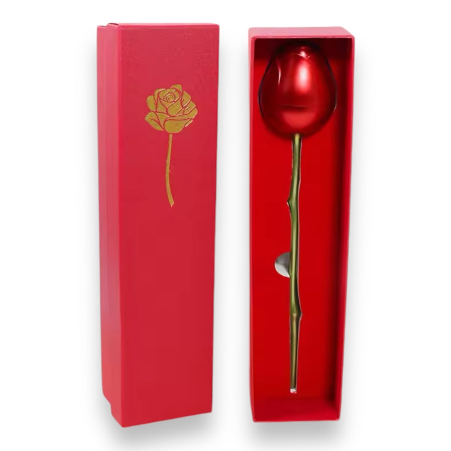 Trouwring Doosje in de Vorm van een Roos | Deluxe in Luxueuze Verpakking
