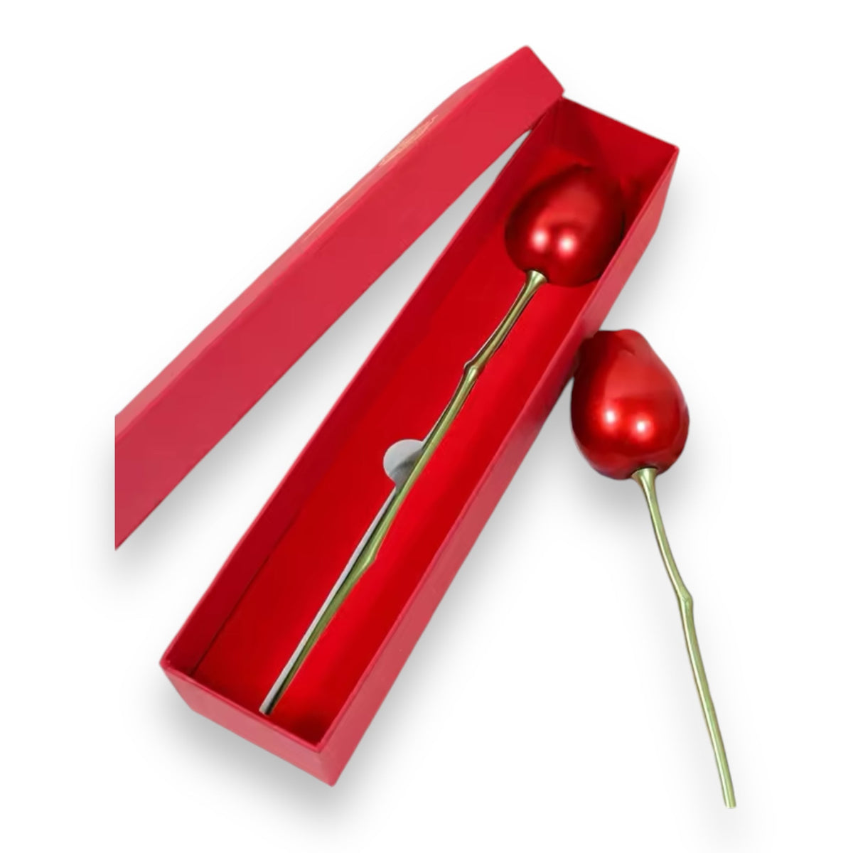 Trouwringdoosje Roos Deluxe in Luxe Box