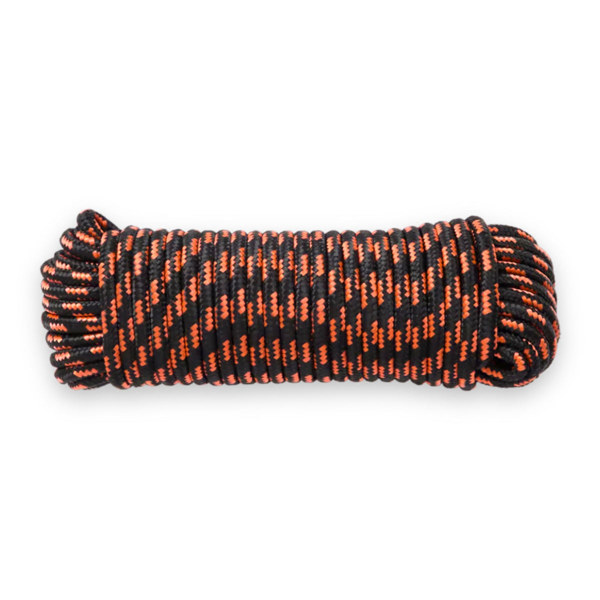 Gekleurd Touw 25 m x 10 mm Zwart en Oranje
