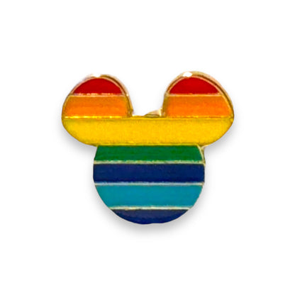 Regenboog Muis Pin – Pride Speldje met LGBTQ+ Kleuren