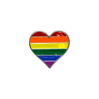 Regenboog Hartvormige LGBTQ+ Pin – Pride Speldje van Metaal