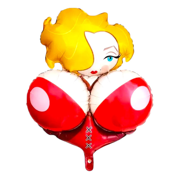 Ballon Stripper Meisje - 81x65 cm