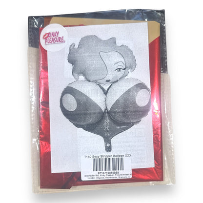 Grappige Sexy Stripper Meisje Ballon - XXX Thema - 81x65cm