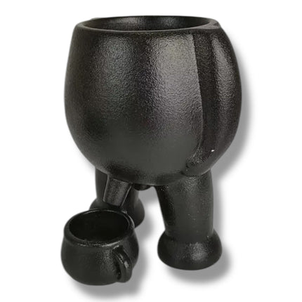 Pissende Bloempot – Grappige Plantenpot in Zwart & Wit