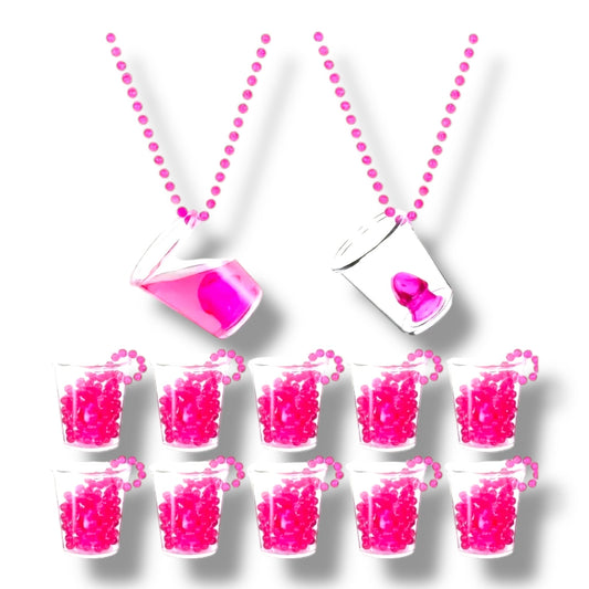 Piemel Shotglaasjes met Ketting – 12 stuks