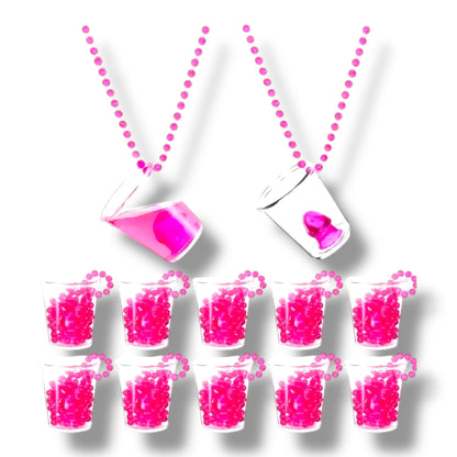 Piemel Shotglaasjes met Ketting – 12 stuks