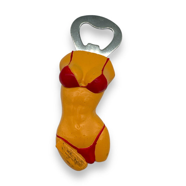 Bikini Meisje Flesopener Rood
