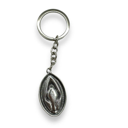 Zilveren Sleutelhanger Vulva – Erotische Sleutelhanger Metaal – Vagina Sleutelaccessoire
