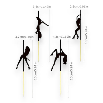 Stripper Prikkers - Vrouw - Set van 8 Stuks