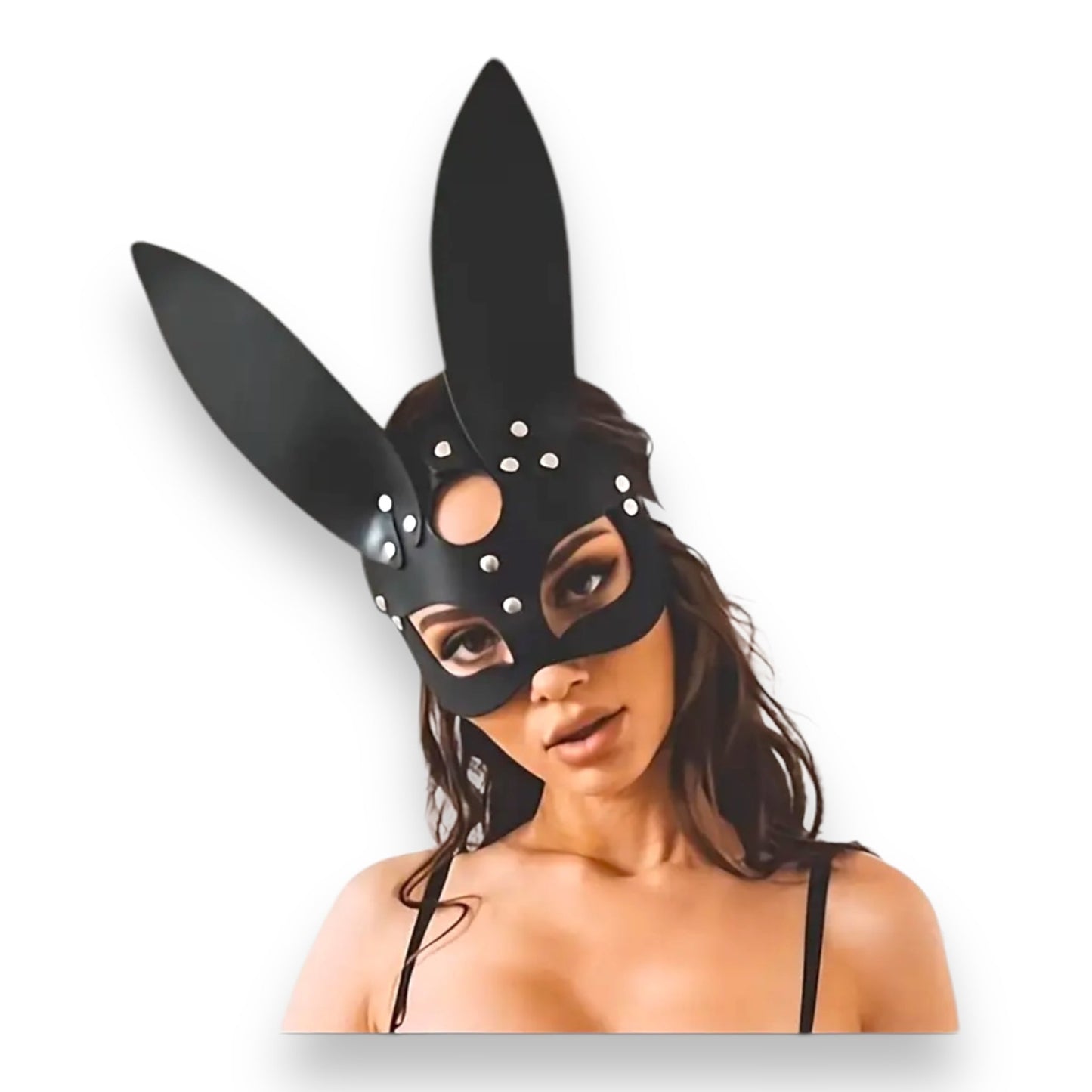 Luxe Konijnen Masker - Elegant Cosplay & Sensueel Accessoire