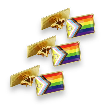 LHBTQ+ Badges Pin/Button - Flag, Hartje, Plate
