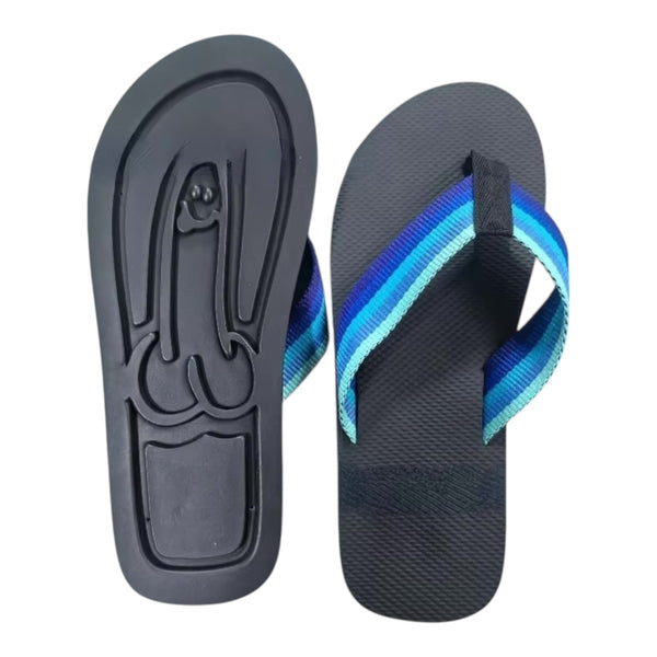 Teenslippers met penisafdruk, maat 36 t/m 47