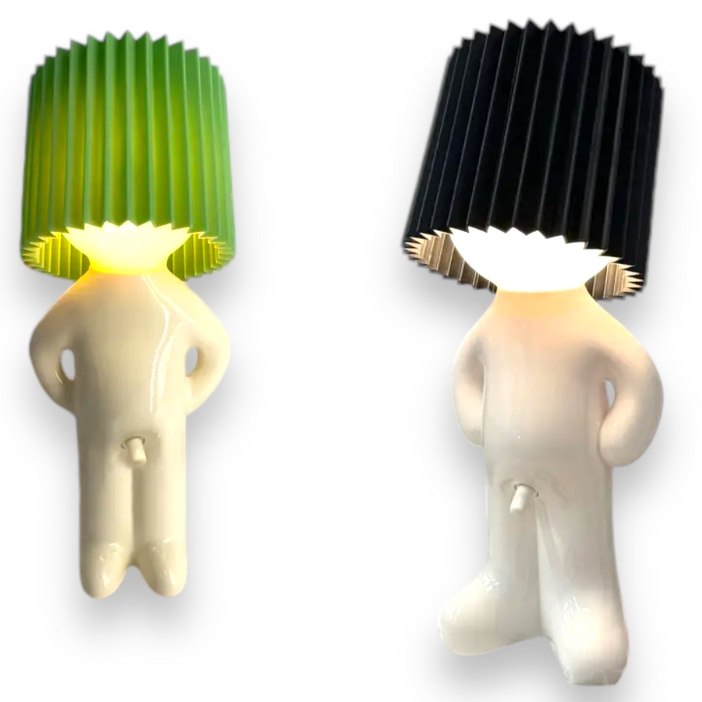 Unieke Tafellamp "Mannelijk Staand Design" - USB Oplaadbaar - Grappige Touch