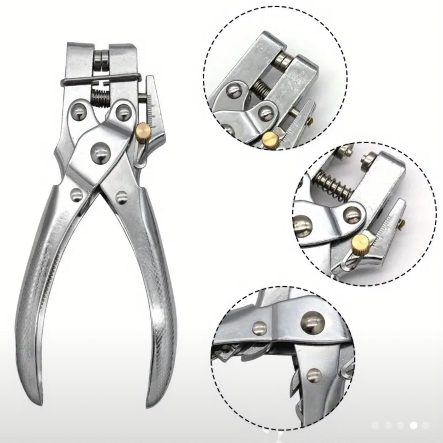 Klinknageltang - Eyelet Plier 5 mm - Inclusief 100 Stuks Klinknagels