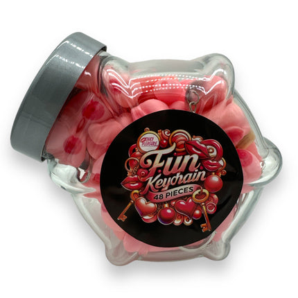 Fun Sleutelhangers - Grappige Borsten, Penis, Pussy Speeltjes (48 Stuks) - Voor Feestjes en Vrijgezellenavonden