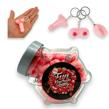 Fun Sleutelhangers 48 stuks