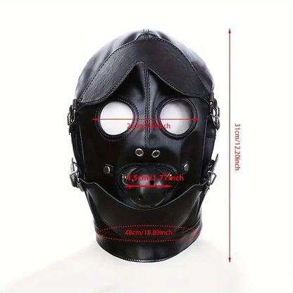 Extreme BDSM Bondage Mask - Elegant Cosplay & Sensueel Accessoire