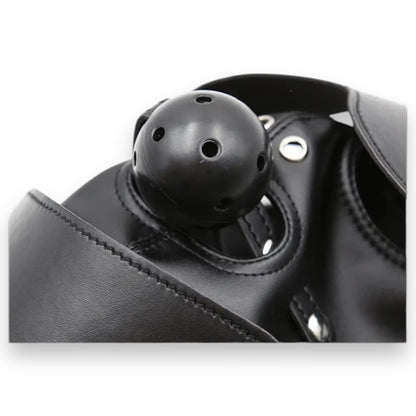 Extreme BDSM Bondage Mask - Elegant Cosplay & Sensueel Accessoire