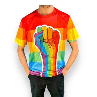 Pride Regenbogen T-Shirt - Größe L