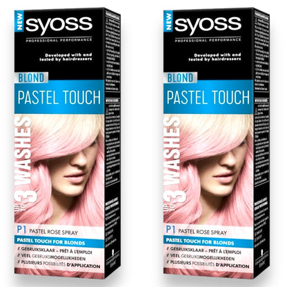Syoss - P1 - Pastel Touch Rose Blond Spray - 125ml (Kleurespray)