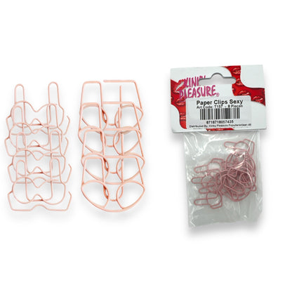 Kinky Pleasure - T157 - Paper Clips Boobs and Ass - 8 Pieces