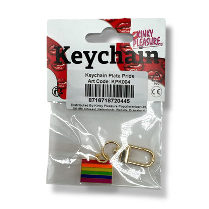 Regenboog Vlag Sleutelhanger – Metalen LGBTQ+ Accessoire