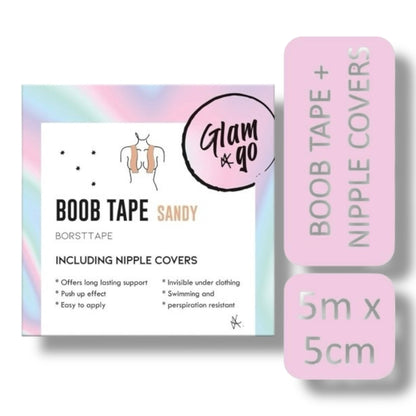 Boob Tape Sandy – Borstlift Tape met Nipple Covers