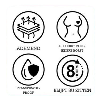 Boob Tape Sandy – Borstlift Tape met Nipple Covers