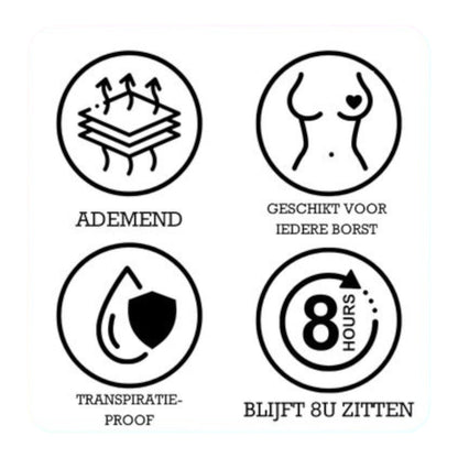 Boob Tape Sandy – Borstlift Tape met Nipple Covers