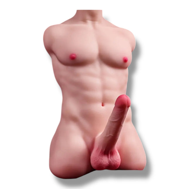 Realistische Mannen Torso Sekspop – 50 cm, 26 cm Lengte, 8 kg