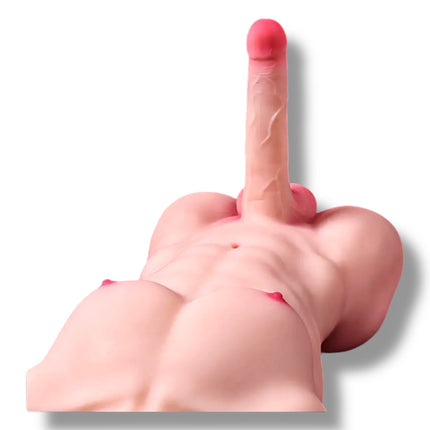 Realistische Mannen Torso Sekspop – 50 cm, 26 cm Lengte, 8 kg