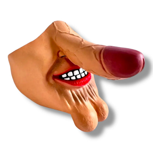 Piemelhoofd Masker – Grappig en Ondeugend Hoofddeksel