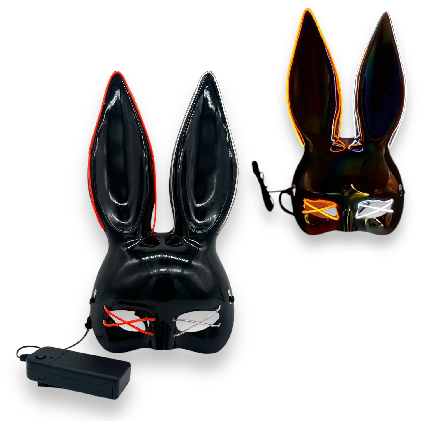 Kinky Pleasure® Bunny Masker met LED-verlichting - Verstelbaar en Opvallend