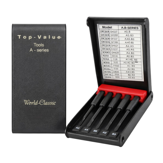 5-delige Schroevendraaier Set A-Serie – Precisie Reparatie Gereedschap voor Elektronica