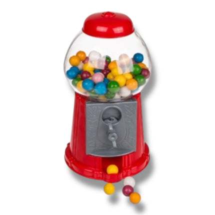 Kauwgomballen Automaat Rood – Snoepautomaat met Kauwgom