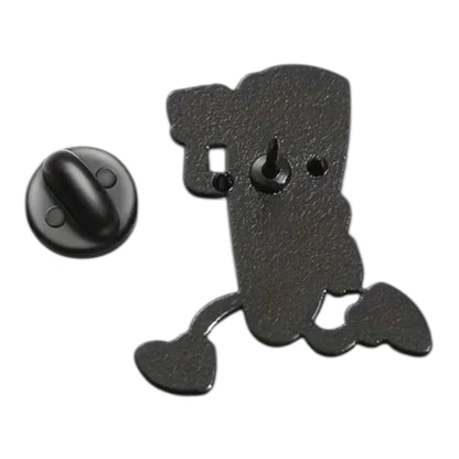 Grappige Pin Set – Aansteker & Joint – Cartoonstijl Emaille Speldjes
