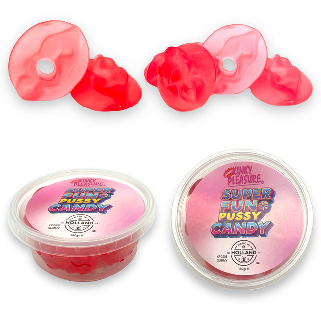 Super Fun Pussy Snoepjes - Gummy | Kinky Pleasure - 150 gram 2 Stuks