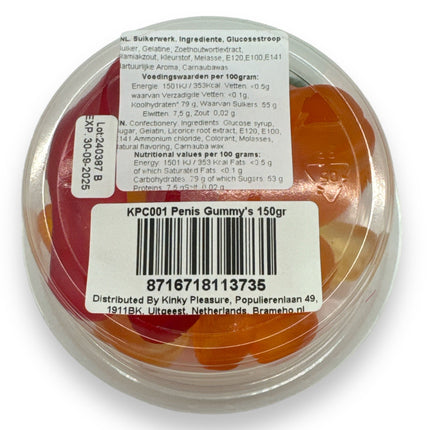 Super Fun Penis Snoepjes - Gummy | Kinky Pleasure - 150 gram 2 Stuks