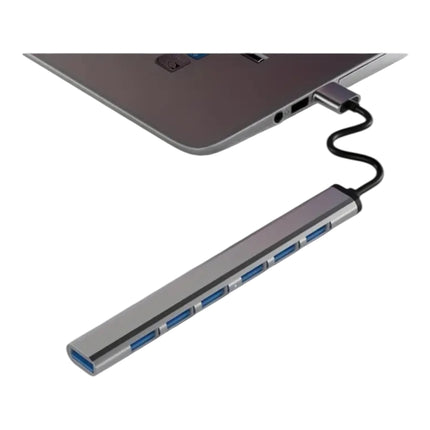 Aluminium USB 3.0 Hub met 7 Poorten – Supersnelle Dataoverdracht