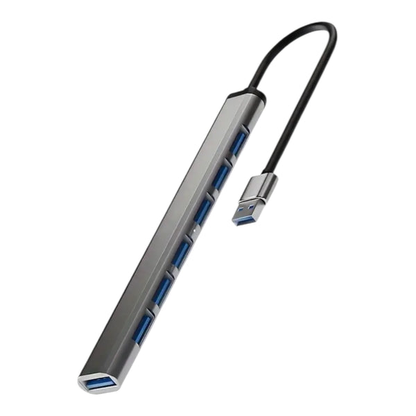 USB 3.0 Hub 7 Poorten Aluminium - 5 Gbps