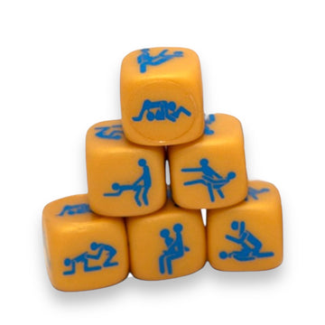 Erotic Dice - Positions Edition For Men Blue (1 piece)