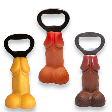 Flessenopener Penisvorm - 3 kleuren