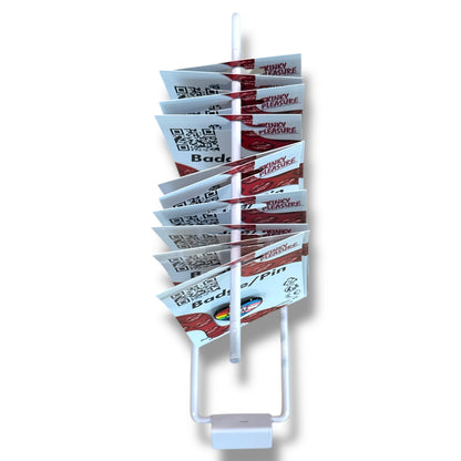 Display Houder Metaal – Sleutelhanger Standaard Zwart of Wit